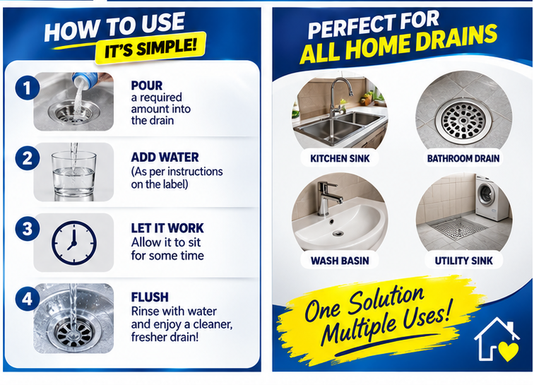 🧼 Drain & Sink Cleaner 🚿 | BUY 1 GET 3 FREE 🎁