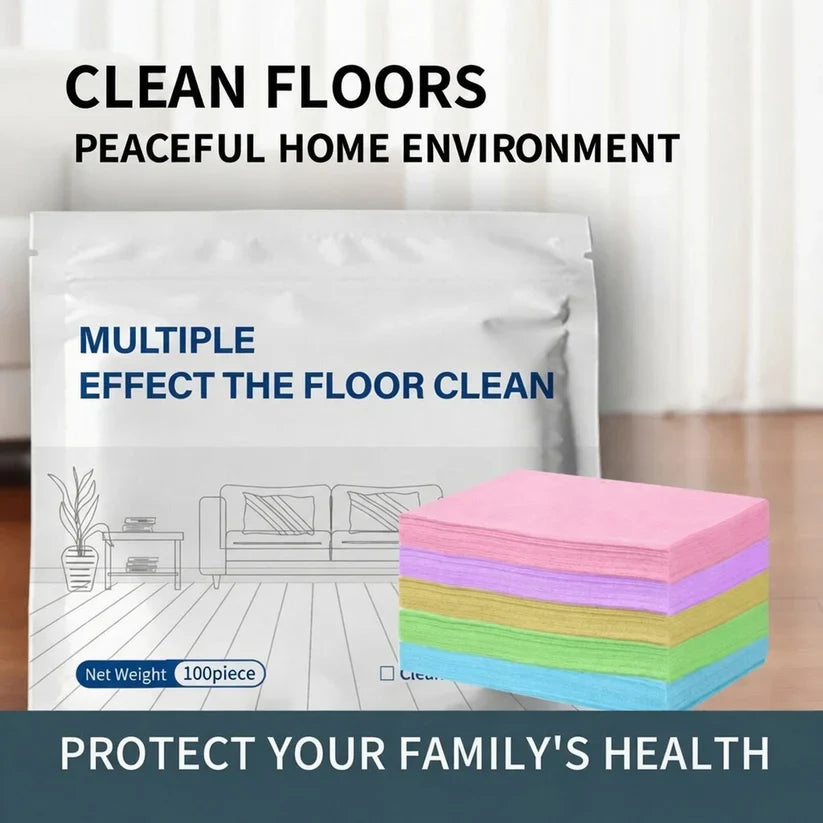 Floor Cleaning Sheets (Pack of 100)