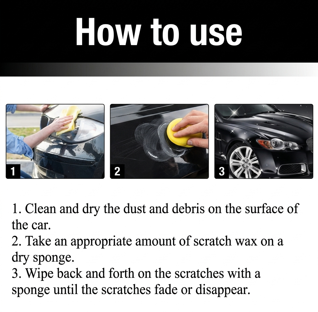 Car Scratch Removal Wax - Buy 1 Get 1 Free