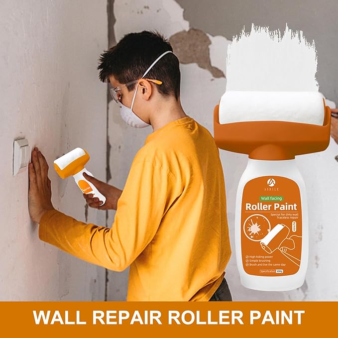 2-in-1 Wall Repair Paint Roller