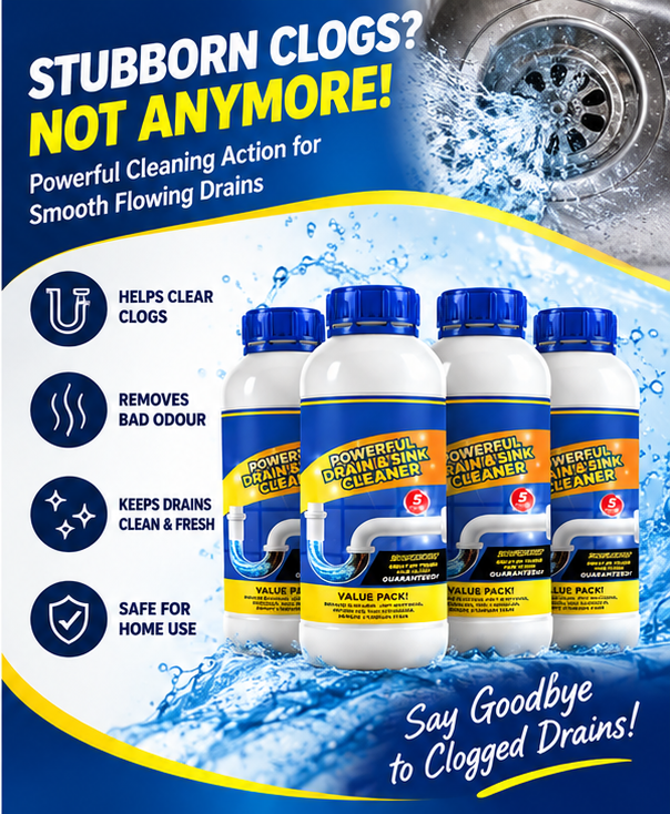 🧼 Drain & Sink Cleaner 🚿 | BUY 1 GET 3 FREE 🎁