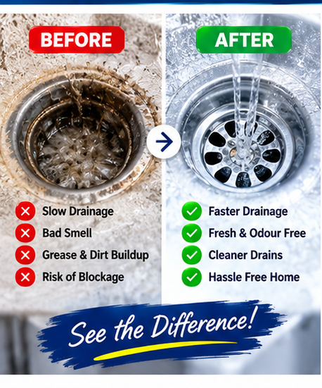 🧼 Drain & Sink Cleaner 🚿 | BUY 1 GET 3 FREE 🎁