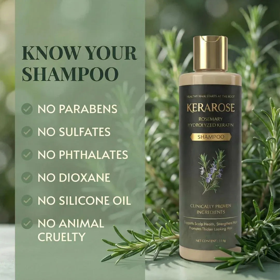(BUY 1 GET 1 FREE) Kerarose - Magic Rosemary Hair Growth Shampoo