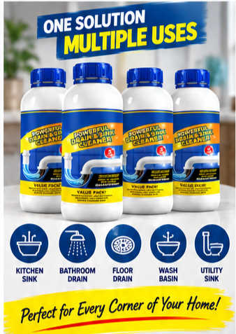 🧼 Drain & Sink Cleaner 🚿 | BUY 1 GET 3 FREE 🎁